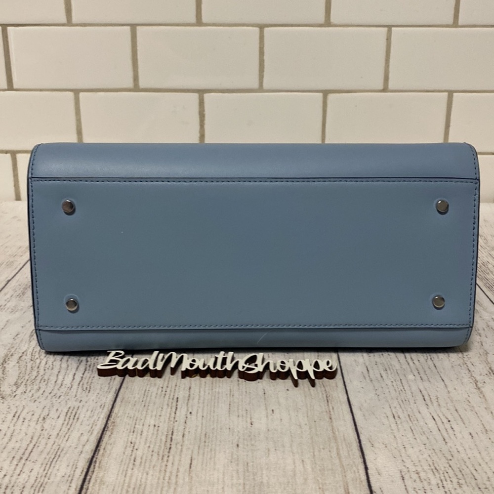 *kate spade Small Mina Magnolia Street Blue Crossbody Shoulder Handbag Purse - Picture 9 of 15